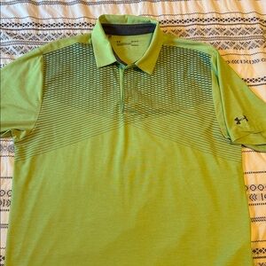 Under Armour Men's Lime Green Polo Shirt